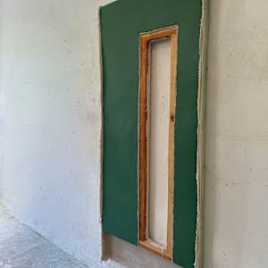 Inverted Reversed Painting (hunter green) by Howard Schwartzberg 