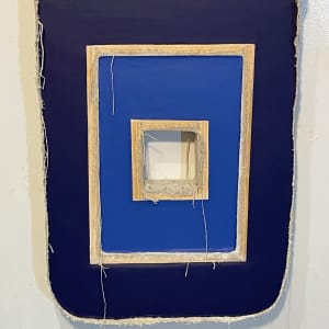 Double Inverted Reversed Painting (blue inside dark blue) by Howard Schwartzberg 