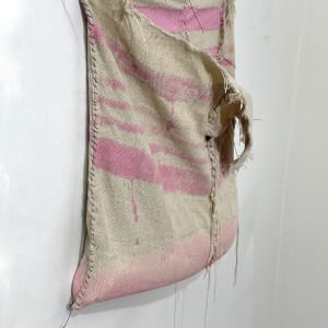 Pouch Painting (light pink stripes) by Howard Schwartzberg 