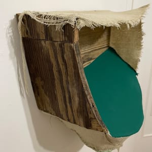 Untitled Hybrid Bag Painting (Deep Green) 