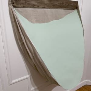 Incline Bag Painting (light blue/green) by Howard Schwartzberg 