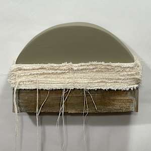 Bed Painting (olive matte curve) by Howard Schwartzberg, Image 3.