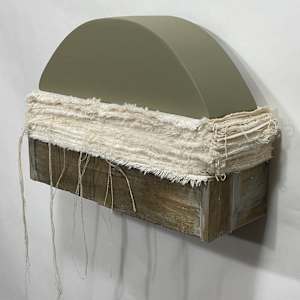 Bed Painting (olive matte curve) by Howard Schwartzberg, Image 2.