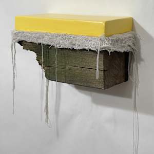 Bed Painting (light yellow) by Howard Schwartzberg, Image 6.