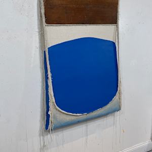 Incline Bag Painting Open Sided (blue) by Howard Schwartzberg, Image 4.