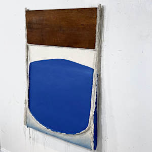 Incline Bag Painting Open Sided (blue) by Howard Schwartzberg, Image 1.
