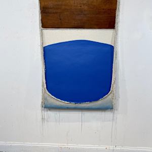 Incline Bag Painting Open Sided (blue) by Howard Schwartzberg, Image 3.