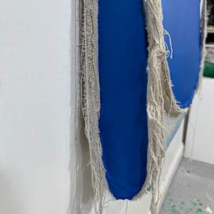 Incline Bag Painting Open Sided (blue) by Howard Schwartzberg, Image 5.