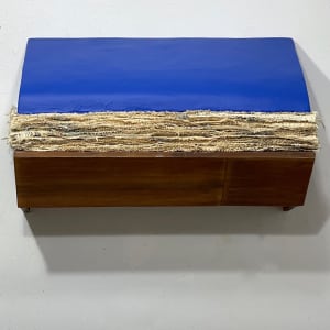 Bed Painting (blue slope) by Howard Schwartzberg 