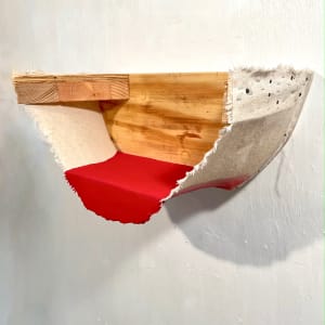 Foreshortened Painting (red) by Howard Schwartzberg 
