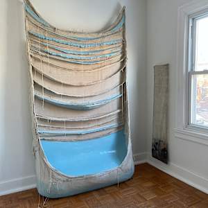 Trough Painting (dull blue) by Howard Schwartzberg, Image 2.