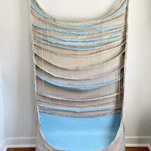 Trough Painting (dull blue) by Howard Schwartzberg