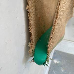 Suspended/Pouch Combo Painting (green) by Howard Schwartzberg 
