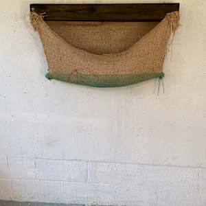 Suspended/Pouch Combo Painting (green) by Howard Schwartzberg 