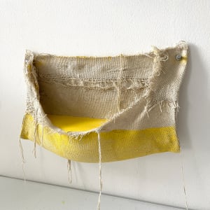 Pouch Painting (light yellow) by Howard Schwartzberg