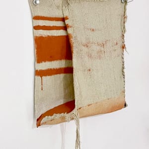 Pouch Painting (sienna stripes) by Howard Schwartzberg 