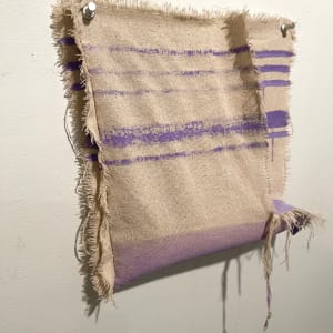 Pouch Painting (purple stripes) by Howard Schwartzberg 