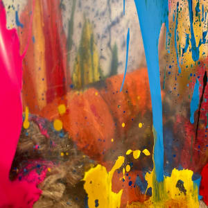 Living Painting (multi-color) #2 by Howard Schwartzberg  Image: detail