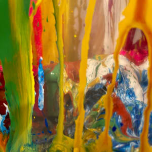 Living Painting (multi-color) #1 by Howard Schwartzberg  Image: detail