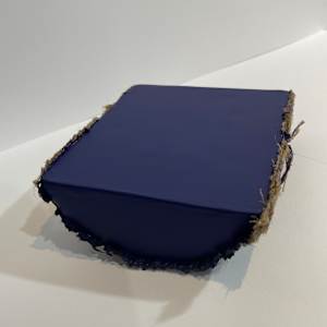 Small Section Painting (navy blue) by Howard Schwartzberg 