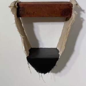 Suspended Painting (black) by Howard Schwartzberg 