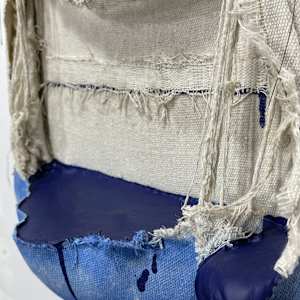 Pouch Painting  (dark blue) by Howard Schwartzberg 
