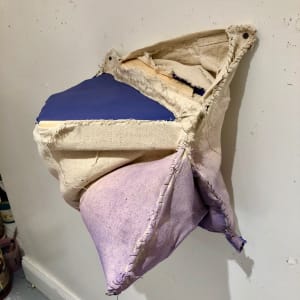 Bag Painting (Blue Violet) by Howard Schwartzberg 