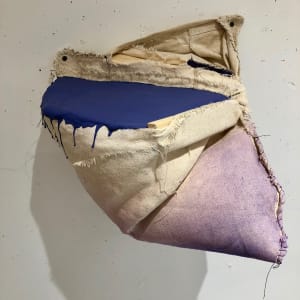 Bag Painting (Blue Violet) by Howard Schwartzberg 