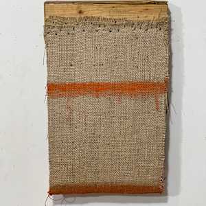 Suspended Painting (two orange) by Howard Schwartzberg 