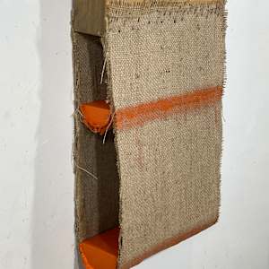 Suspended Painting (two orange) by Howard Schwartzberg 