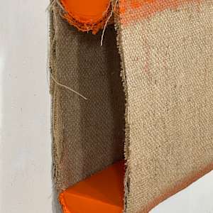 Suspended Painting (two orange) by Howard Schwartzberg 