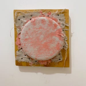 Bandage Painting (pink circle) 