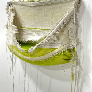 Pouch Painting (matallic lime green) by Howard Schwartzberg 