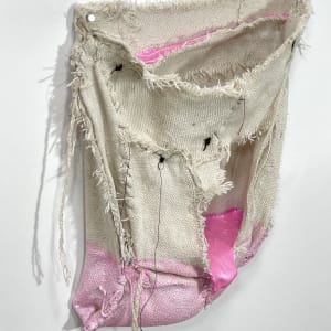 Pouch Painting (fluorescent pink) by Howard Schwartzberg 