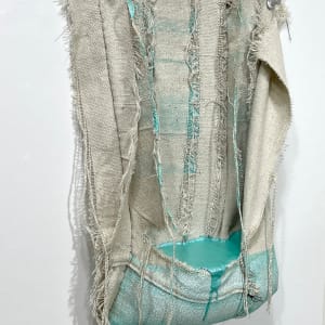 Pouch Painting (fluorescent baby blue) by Howard Schwartzberg 