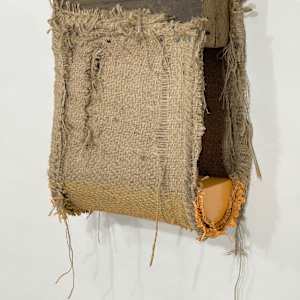 Suspended Painting (light orange) by Howard Schwartzberg 