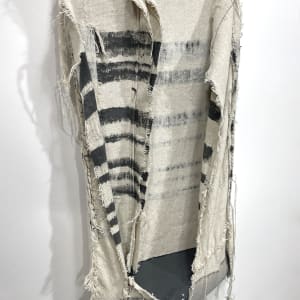 Pouch Painting (dark grey with stripes) by Howard Schwartzberg 