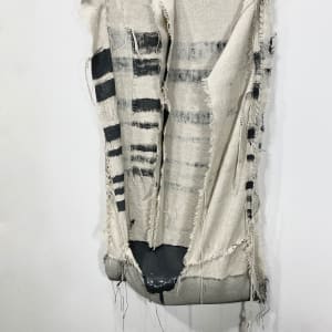 Pouch Painting (dark grey with stripes) by Howard Schwartzberg 