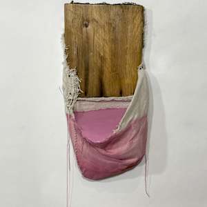 Incline Bag Painting (fuchsia) by Howard Schwartzberg 