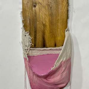 Incline Bag Painting (fuchsia) by Howard Schwartzberg 