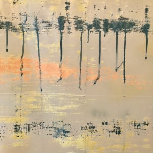 Transparent Negative Plastic Bag Painting (yellow) 