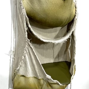 Pouch Painting  (double olive green) by Howard Schwartzberg 