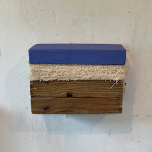 Bed Painting (blue purple) by Howard Schwartzberg 