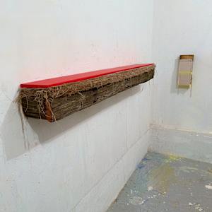 Bed Painting (red) by Howard Schwartzberg 
