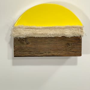 Bed Painting (yellow gloss curve) by Howard Schwartzberg 