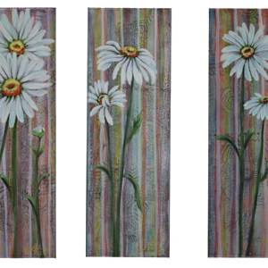 Bloomin Vibes - Tryptic by Lorelle Carr