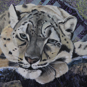 Day 42 - Snow Leopard by Lorelle Carr