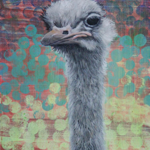 Day 48 - Ostrich by Lorelle Carr