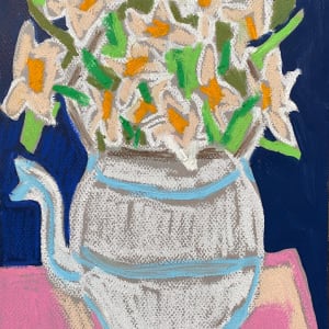 Flowers in a Teapot by Sheryl Siddiqui Art