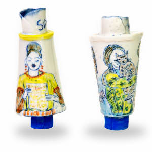 Singing Vessel and the Cats Vessel by Gail Altschuler, Image 1.